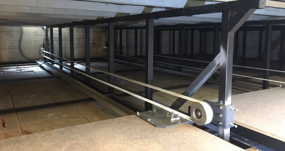Materialschublade Innenansicht